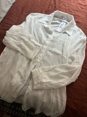 Baltic Born NWT Lightweight White Button-Up Shirt